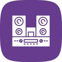 diseño de icono creativo de altavoces vector