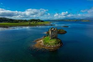 acosador del castillo, escocia, reino unido foto