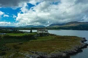 castillo duart, paisaje de mull island foto