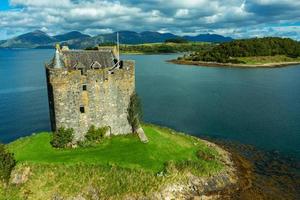 acosador del castillo, escocia, reino unido foto