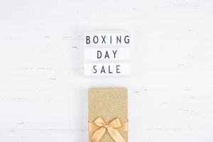 Boxing day sale seasonal promotion photo