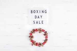 Boxing day sale seasonal promotion photo