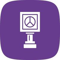 Peace Sign Creative Icon Design vector