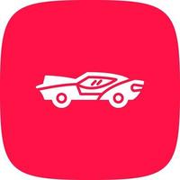 diseño de icono creativo de coche deportivo vector