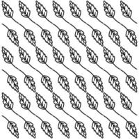 Background vector design with leaf pattern