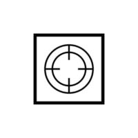 Target icon vector design