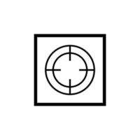 Target icon vector design