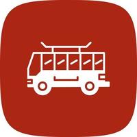 Bus Creative Icon Design vector