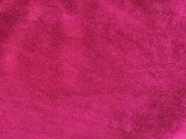 Pink velvet fabric texture used as background. Empty pink fabric background of soft and smooth textile material. There is space for text. photo