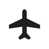 diseño de vector de icono de avión