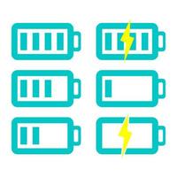 Battery indicator icon vector design