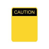 Warning sign vector design