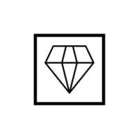 Diamond icon vector design