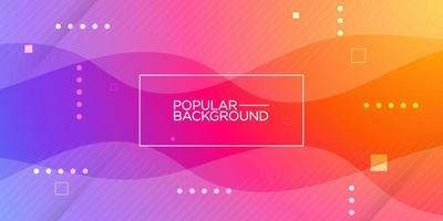 premium colorful wavy abstract wide background with gradient color purple,orange and pink combination soft color on background. Eps10 vector