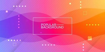 premium colorful wavy abstract wide background with gradient color purple,orange and pink combination soft color on background. Eps10 vector