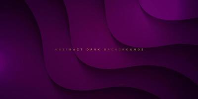 Abstract realistic dark purple wave fluid emboss shape 3d background.Eps10 vector