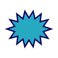 Speech bubble vector design in cartoon style