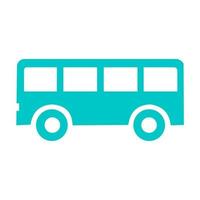 diseño de vector de icono de autobús