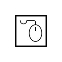 Computer mouse icon vector design