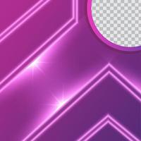 Purple Shining Bright Effect Social Media Template Design Abstract Background EPS 10 Vector