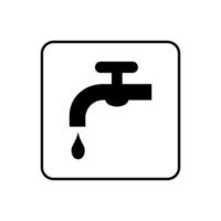 Water tap icon vector design