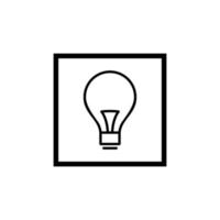 Light bulb icon vector design