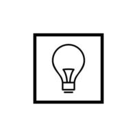 Light bulb icon vector design