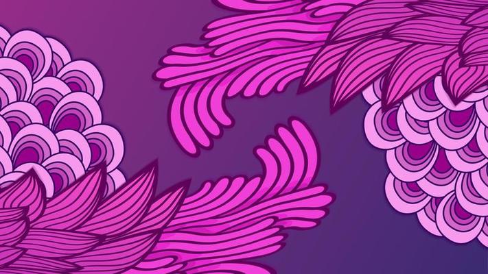 Purple Floral Background Vector Art, Icons, and Graphics for Free Download