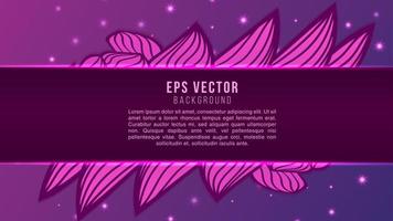 Purple Doodles elements background with fluid gradient. Dynamic shapes composition vector