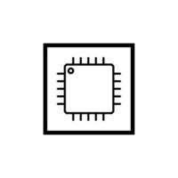 Processor icon vector design