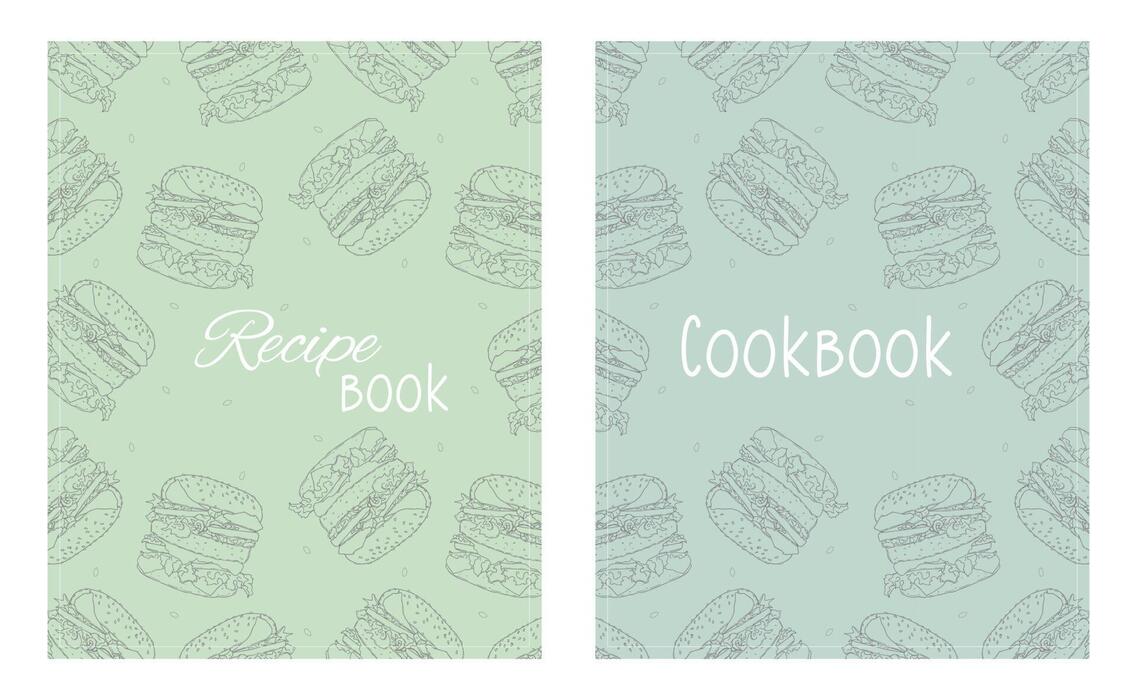 Cookbook Cover Vector Art, Icons, and Graphics for Free Download