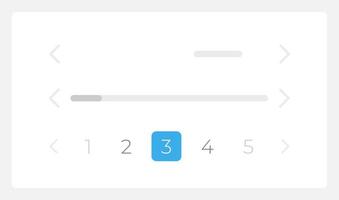 Move between website pages UI element template. Editable isolated vector dashboard component. Flat user interface. Visual data presentation. Web design widget for mobile application with light theme