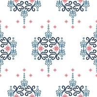 Fondo de textura de patrones sin fisuras abstracta de porcelana antigua elegante adornado. estilo geométrico étnico tribal vintage retro moderno. tela textura textil patrones sin fisuras telón de fondo arte impresión vector. vector