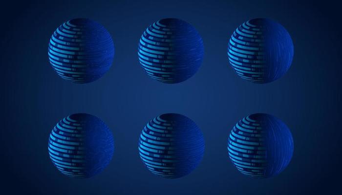 Modern Technology Globe set