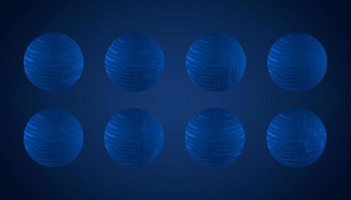 Modern Technology Globe set