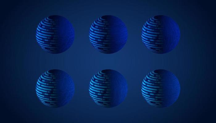 Modern Technology Globe set