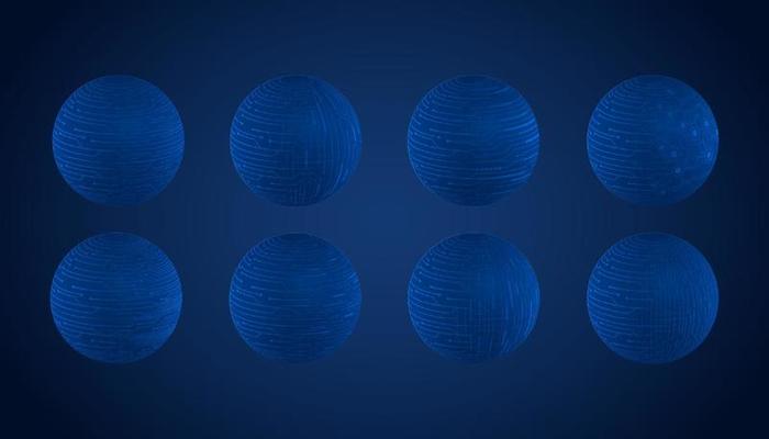 Modern Technology Globe set