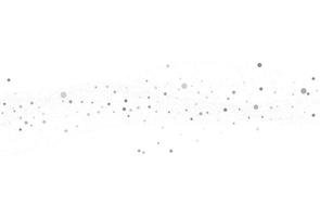 Cloud of confetti, light silver glitter round vector