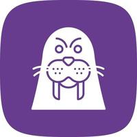 Walrus Creative Icon Design vector