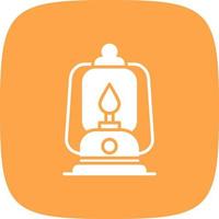 Oil Lamp Creative Icon Design vector