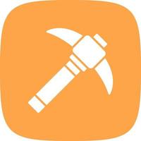 Pickaxe Creative Icon Design vector