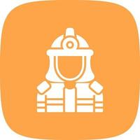 Firefighter Creative Icon Design vector