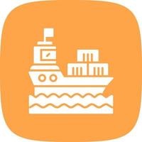 Ship Creative Icon Design vector