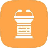 Lectern Creative Icon Design vector