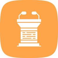 Lectern Creative Icon Design vector