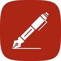 Fountain Pen Creative Icon Design vector