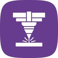 Laser Creative Icon Design vector