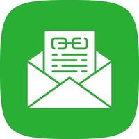 Email Link Creative Icon Design vector