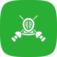 Fencing Creative Icon Design vector