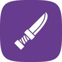 diseño de icono creativo de cuchillo vector